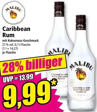 Norma Malibu Caribbean Rum 0,7 L Flasche Angebot