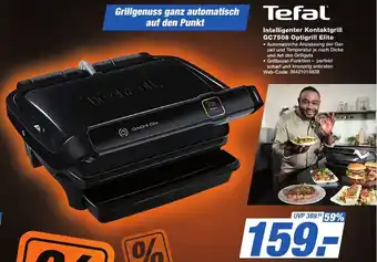 K+B Expert Tefal Intelligenter Kontaktgrill GC7508 Optigrill Elite Angebot