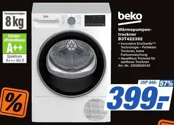 Expert Technomarkt beko Wärmepumpentrockner B3T422392 Angebot