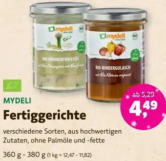 Denns BioMarkt MYDELI Fertiggerichte 360 g-380 g Angebot