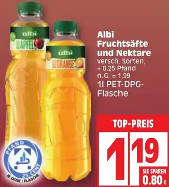 Edeka Albi Fruchtsäfte und Nektare 1 L Angebot