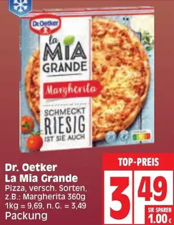 Edeka Dr. Oetker La Mia Grande Pizza Angebot