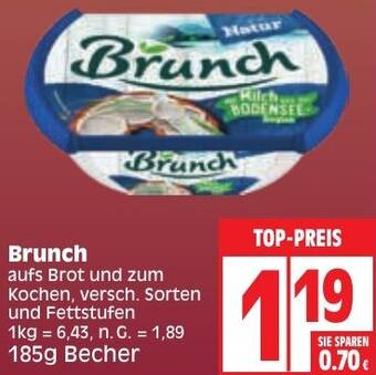 Edeka Brunch 185 g Becher Angebot