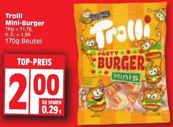 Edeka Trolli Mini-Burger 170 g Beutel Angebot