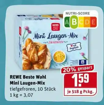 REWE Kaufpark Rewe Beste Wahl Mini Laugen-mix Angebot