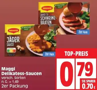 Edeka Maggi Delikatess-Saucen 2er Packung Angebot