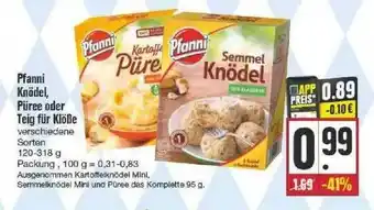 Edeka Pfanni Knödel Püree Oder Teig Für Klöße Angebot