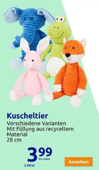 Action Kuscheltier Angebot