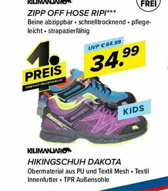 Hervis Kilimanjaro Hikingschuh Dakota Angebot