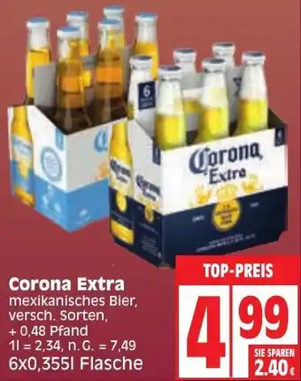 Edeka Corona Extra 6 x 0,355 L Flasche Angebot