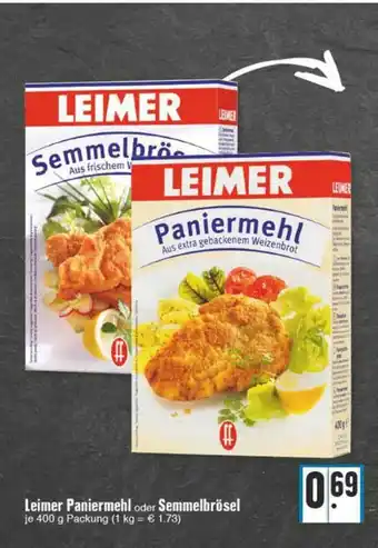 Edeka Leimer Paniermehl Oder Semmelbrösel Angebot