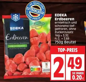 Edeka EDEKA Erdbeeren 750g Beutel Angebot