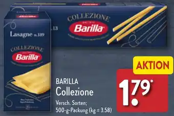 Aldi Nord BARILLA Collezione 500 g Packung Angebot