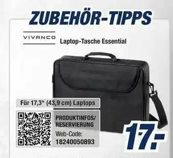 Expert Bening Vivanco Laptop-tasche Essential Angebot