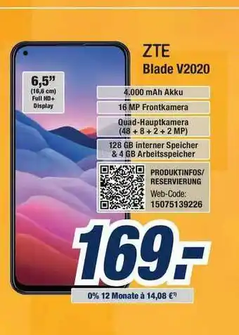 Expert Bening Zte Blade V2020 Angebot