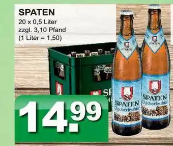 Getränkeparadies Gefromm Spaten Angebot