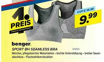 Hervis Benger Sport Bh Seamless Bra Angebot