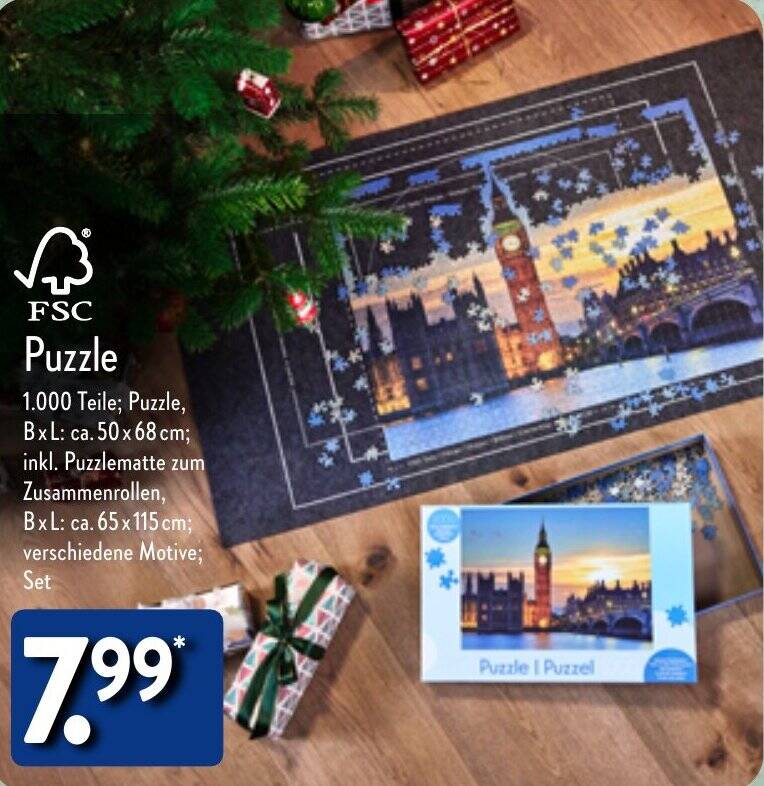 Puzzle Angebot bei Aldi Nord