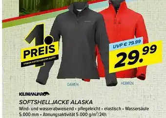 Hervis Kilimanjaro Softshelljacke Alaska Angebot