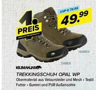 Hervis Kilimanjaro Trekkingschuh Opal Wp Angebot