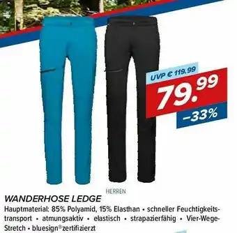 Hervis Wanderhose Ledge Angebot