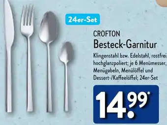 Aldi Nord CROFTON Besteck-Garnitur Angebot