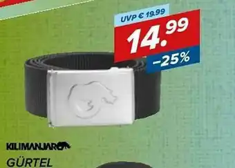 Hervis Kilimanjaro Gürtel Angebot