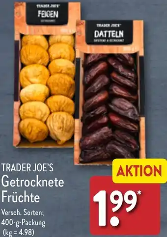 Aldi Nord TRADER JOE'S Getrocknete Früchte 400 g Packung Angebot