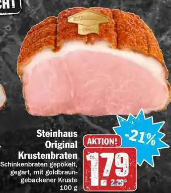 Hit Steinhaus Priginal Krustenbraten Angebot