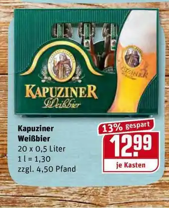 REWE Kaufpark Kapunizer Weißbier Angebot