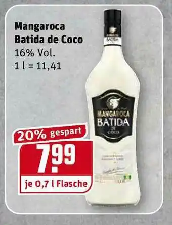 REWE Kaufpark Mangaroca Batida De Coco Angebot