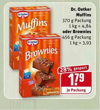 REWE Kaufpark Dr.oetker Muffins Oder Brownies Angebot