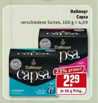 REWE Kaufpark Dallmayr Capsa Angebot