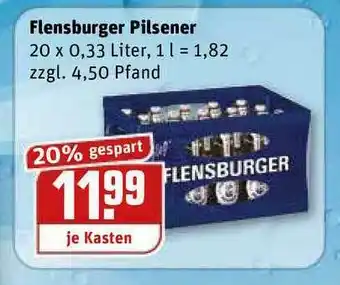 REWE Kaufpark Flensburger Pilsener Angebot