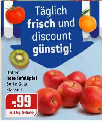 REWE Kaufpark Italien Rote Tafeläpfel Angebot