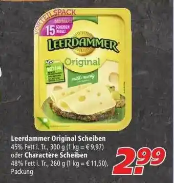 Marktkauf Leerdammer Original Scheiben Oder Charactere Scheiben Angebot