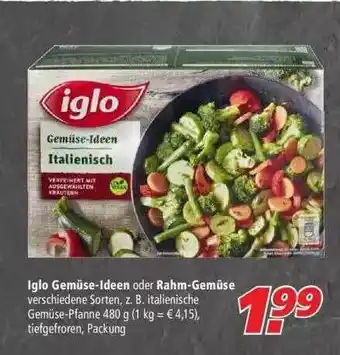 Marktkauf Iglo Gemüse-ldeen Oder Rahm-gemüse Angebot