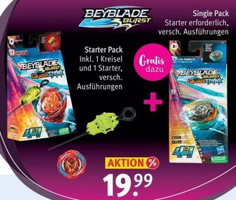 Rossmann BEYBLADE BURST Starter Pack und Single Pack Angebot