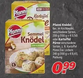 Marktkauf Pfanni Knödel Oder Kartoffel Püree Angebot