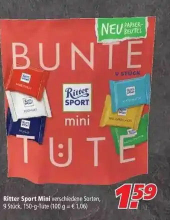 Marktkauf Ritter Sport Mini Angebot