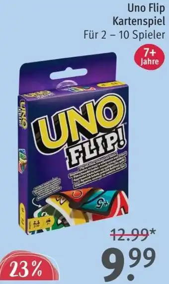 Rossmann Uno Flip Kartenspiel Angebot