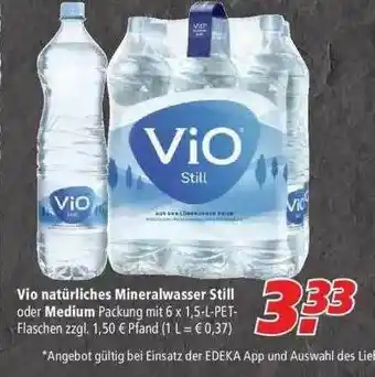 Marktkauf Vio Natûrliches Mineralwasser Still Oder Medium Angebot