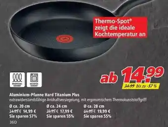 Marktkauf Aluminium-pfanne Hard Titanium Plus Angebot