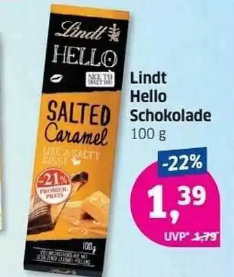 Budni Lindt Hello Schokolade Angebot