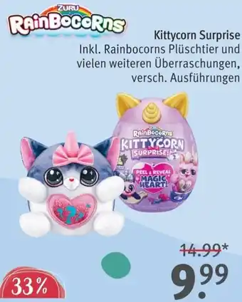 Rossmann ZURU Rainbocorns Kittycorn Surprise Angebot