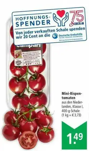 Marktkauf Mini-rispen-tomaten Angebot