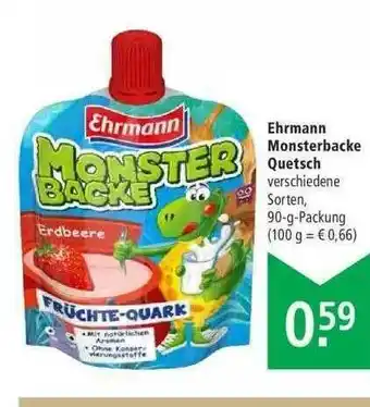 Marktkauf Ehrmann Monsterbacke Quetsch Angebot