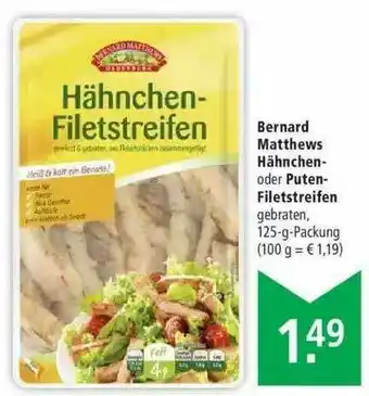 Marktkauf Bernard Matthews Hähnchen- Oder Puten-filetstreifen Angebot