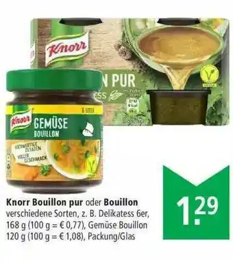 Marktkauf Knorr Bouillon Pur Oder Bouillon Angebot