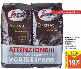 Marktkauf Segafredo Zanetti Espresso Casa Angebot